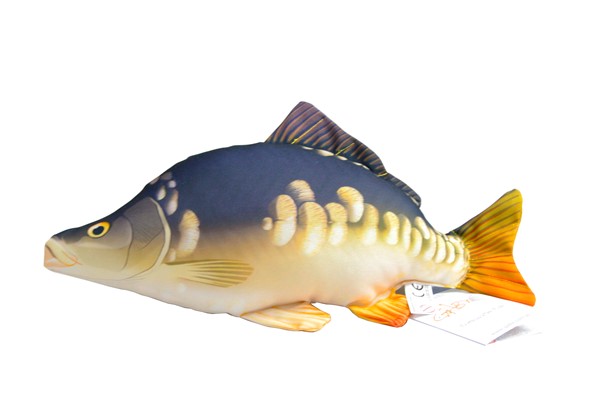 GABY Kissen Kuscheltier Fisch REGENBOGENFORELLE Plüschtier Plüschfisch Geschenk 